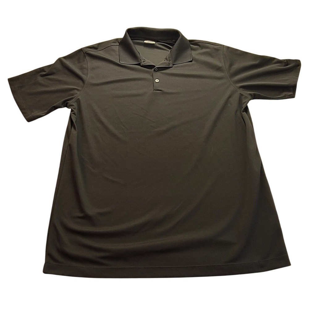 Nike Golf Mens Dri-FIT Polo Shirt Dark Gray XLT Extra Large Tall Performance